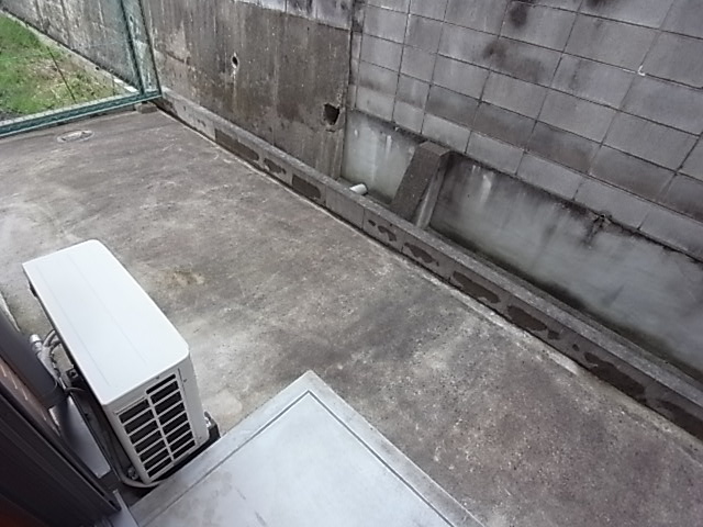 フリージア大安寺 ベランダ