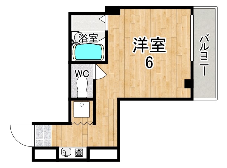 フォレスト高畑マンション 505号室 間取り