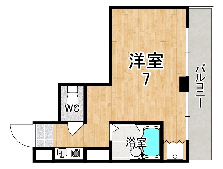 フォレスト高畑マンション 503号室 間取り