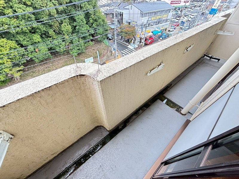 フォレスト高畑マンション ベランダ