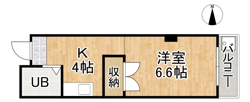 ブレスト北之庄Ⅴ 502号室 間取り