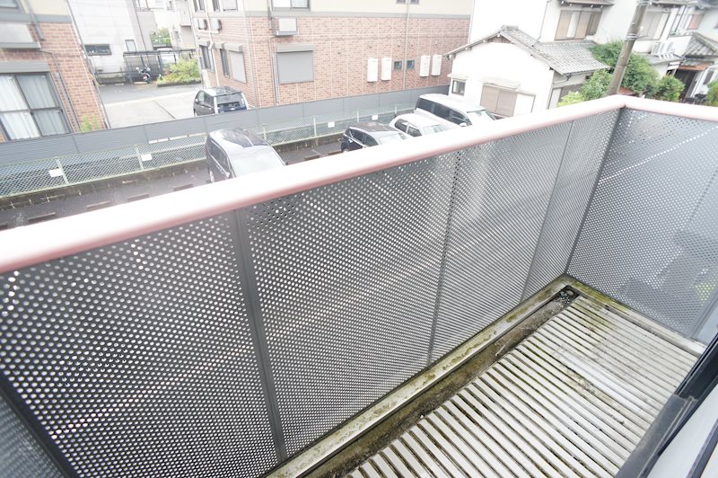 ハックベリーハイツＢ ベランダ