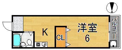 ブレスト北之庄Ⅴ 間取り