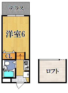 シティパレス佐保川P-7 間取り図