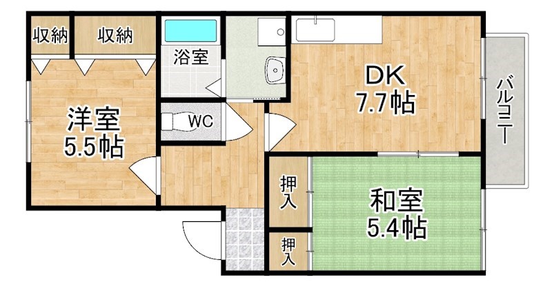 サンシャイン高円 103号室 間取り