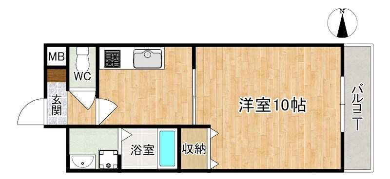 アムール　野村Ⅲ 間取り図