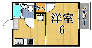 203号室 間取り