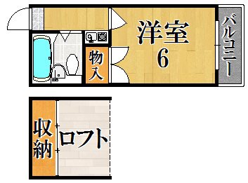 シティエステート南紀寺 間取り図