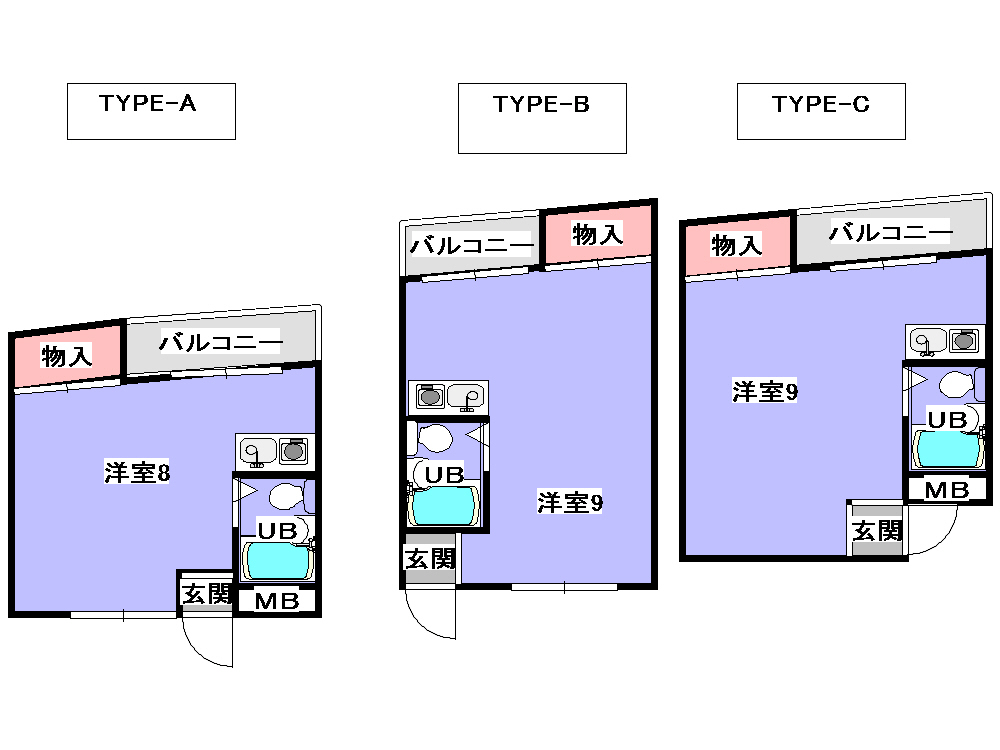 コーポ萩 502号室 間取り