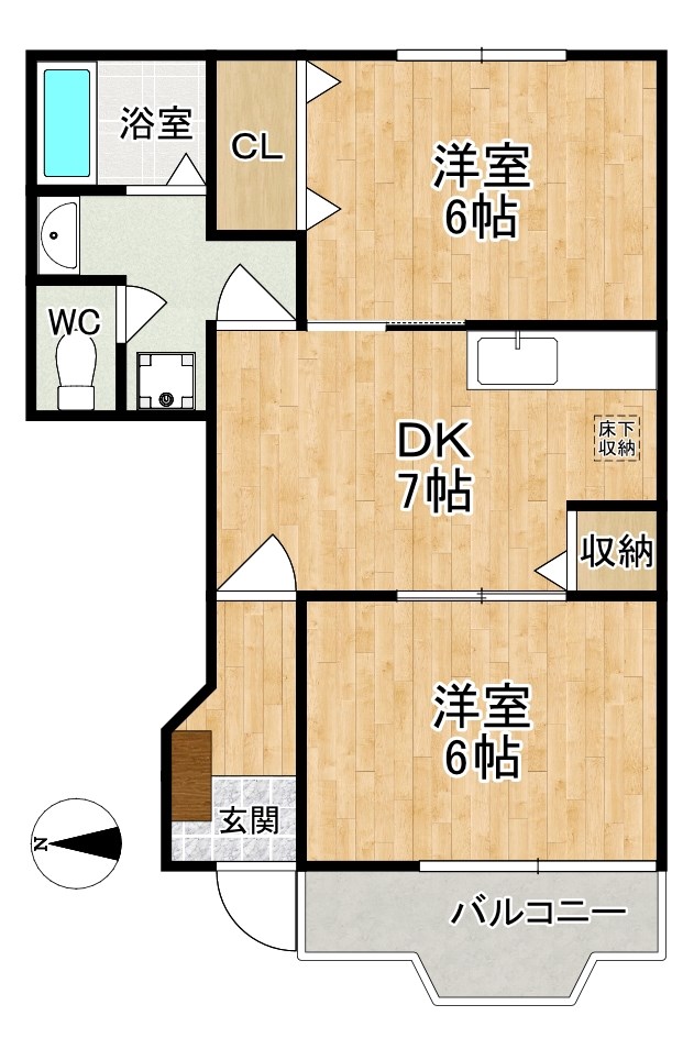 グラン・プラスⅠ 間取り図