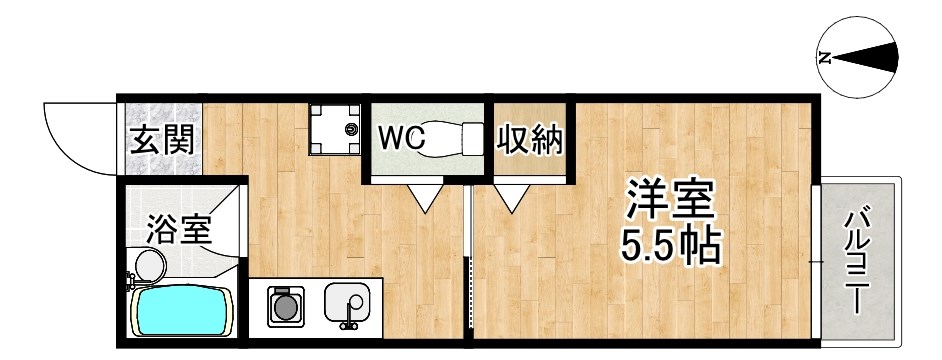 アーネスハイツオオタニ 間取り図