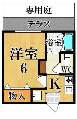 マメゾン２１ 101号室 間取り