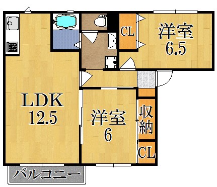 サンヒルズＳＫＭ 間取り図