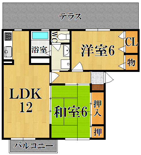 サンヒルズＳＫＭ 101号室 間取り