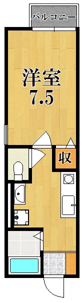 パシオ西奈良 間取り図