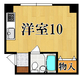 レジデンス西大寺 303号室 間取り