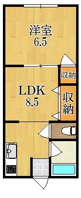 シティハイム藤本 201号室 間取り