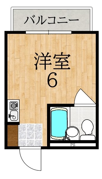 青葉ロイヤルハイツ 103号室 間取り