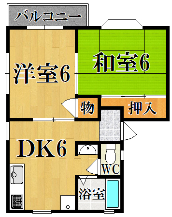 メゾン秋篠 間取り図