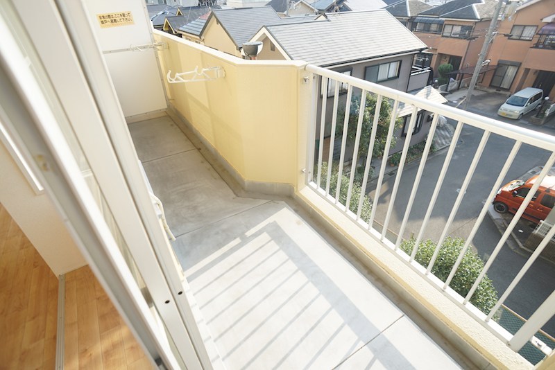 三和平城グランドパレス ベランダ