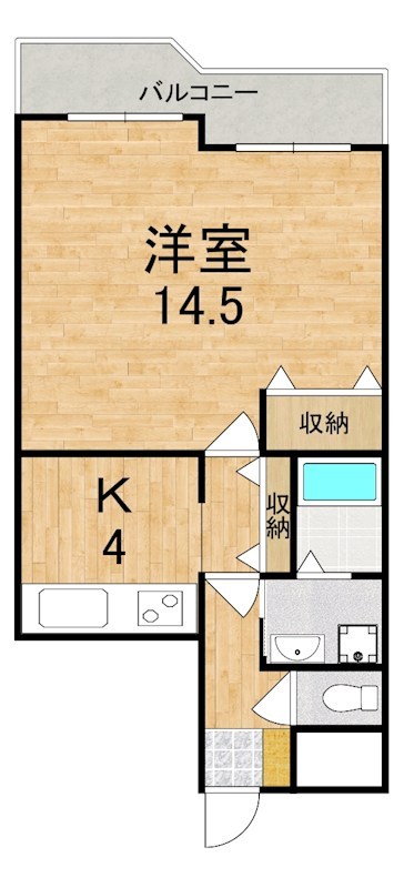 三和平城グランドパレス B319号室 間取り