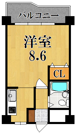 三和平城グランドパレス D105号室 間取り