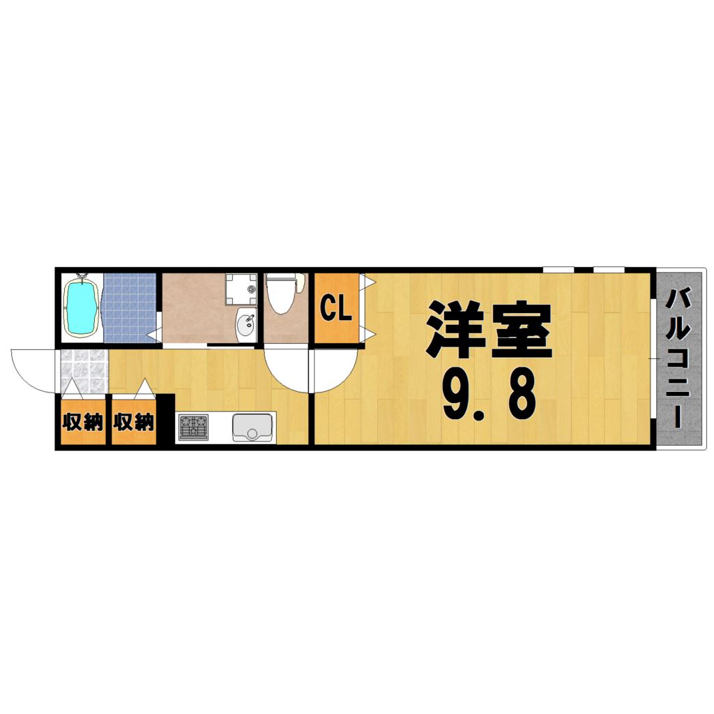 グラース　セレノ 201号室 間取り