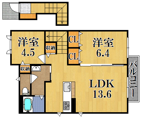 シャーメゾンレジデンス 203号室 間取り