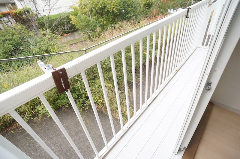 グランディーナ左京パートⅢ ベランダ