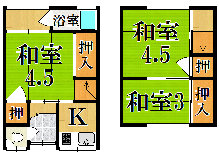 七番住宅２８Ｎ 間取り図