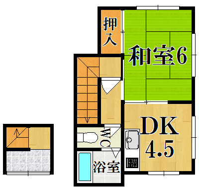 六条住宅 間取り図