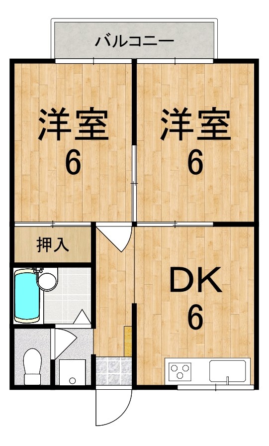 エステートピア尼ヶ辻 103号室 間取り