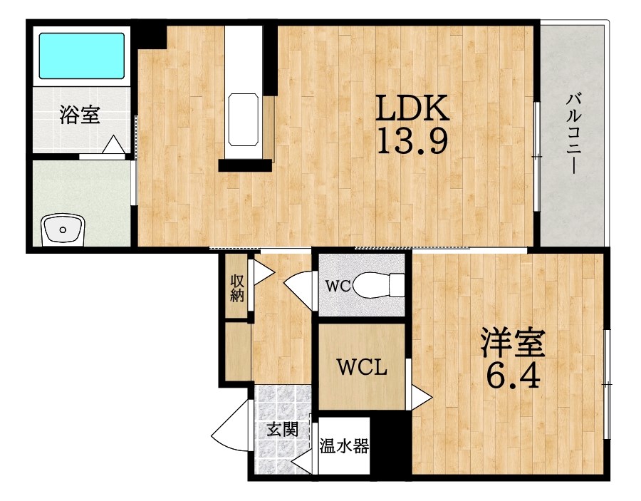 Ruhe (ルーエ) 間取り図