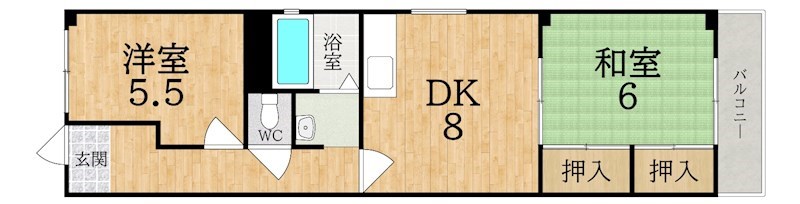 郡山フォンテーヌ 間取り図