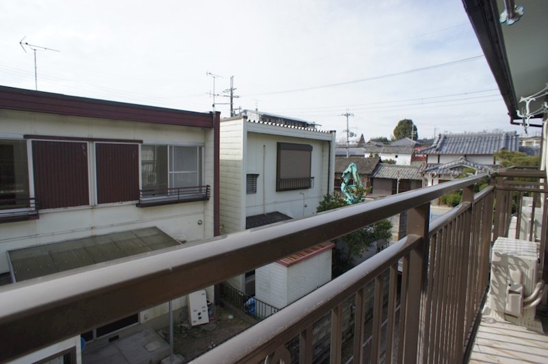 RA・CREW九条（ラ・クルークジョウ） ベランダ