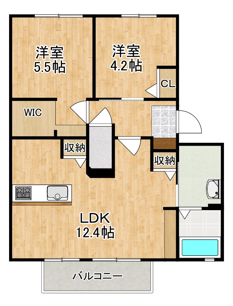 アスティオン飛鳥 間取り