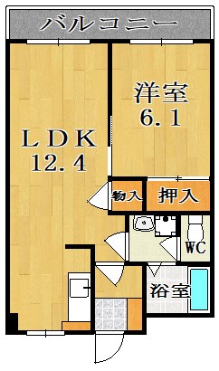 アルファコート 間取り図