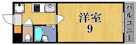 Lakia　Maison　木津川 203号室 間取り