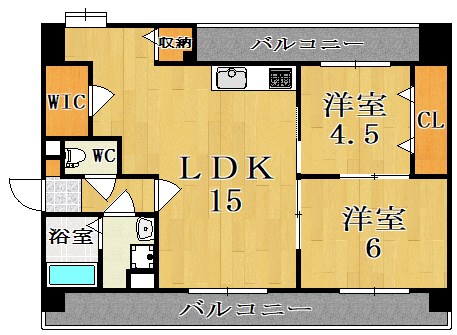 エスパイン大宮 701号室 間取り