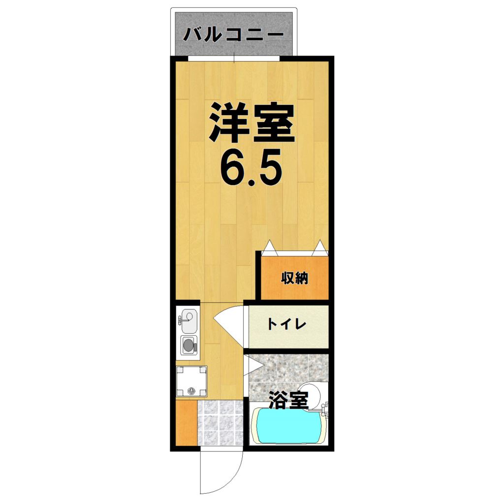 エスポワールウノ 106号室 間取り