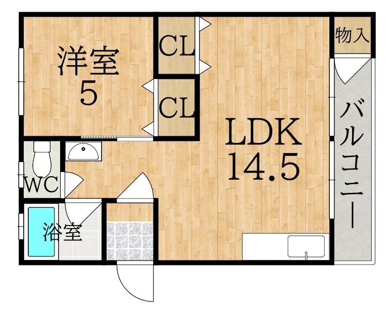 さいきハイツ 間取り図