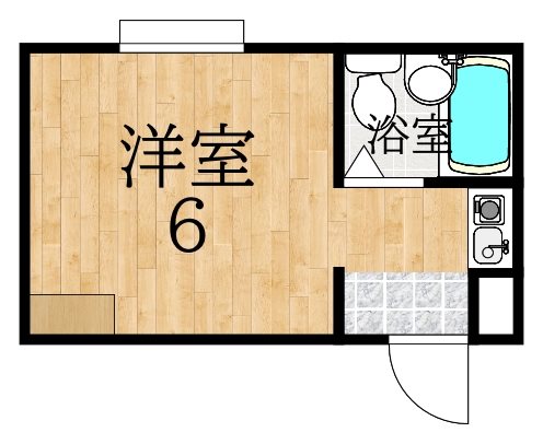 ヒューマンスペース学園前 509号室 間取り