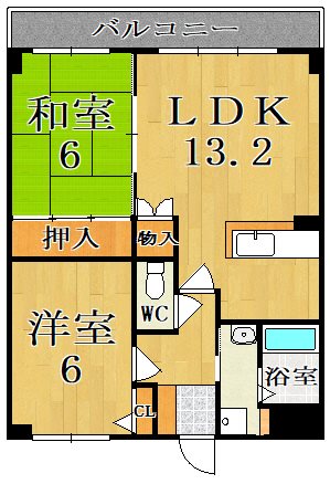 グラン・シャリオ 301号室 間取り