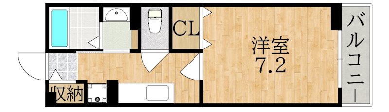 アルバ学園前 間取り図