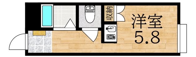 学園前ロッジングハウス 102号室 間取り