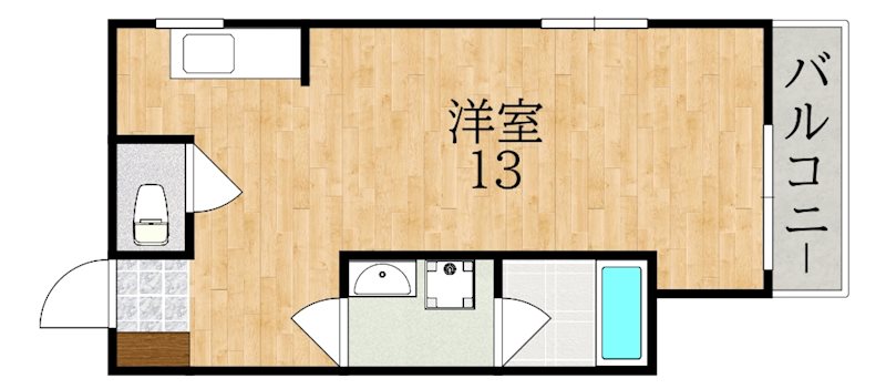 クレアーレ学園前 間取り図