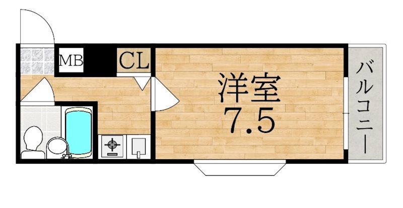 イーストバレー 間取り図