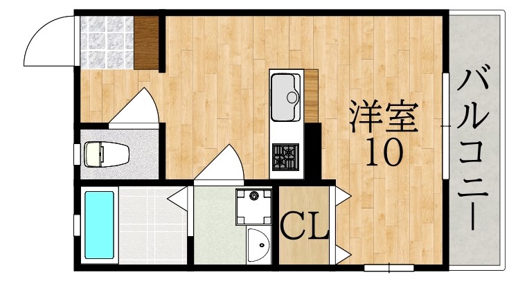 カサベルデ学園前 間取り図