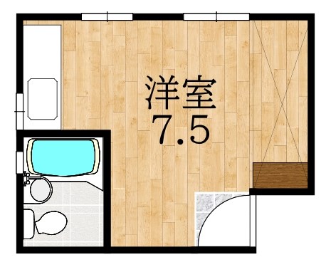 みるく学園前 305号室 間取り