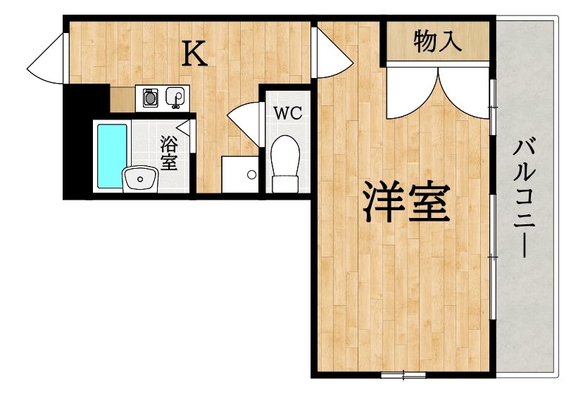 レオパレス大陽弐番館 間取り図